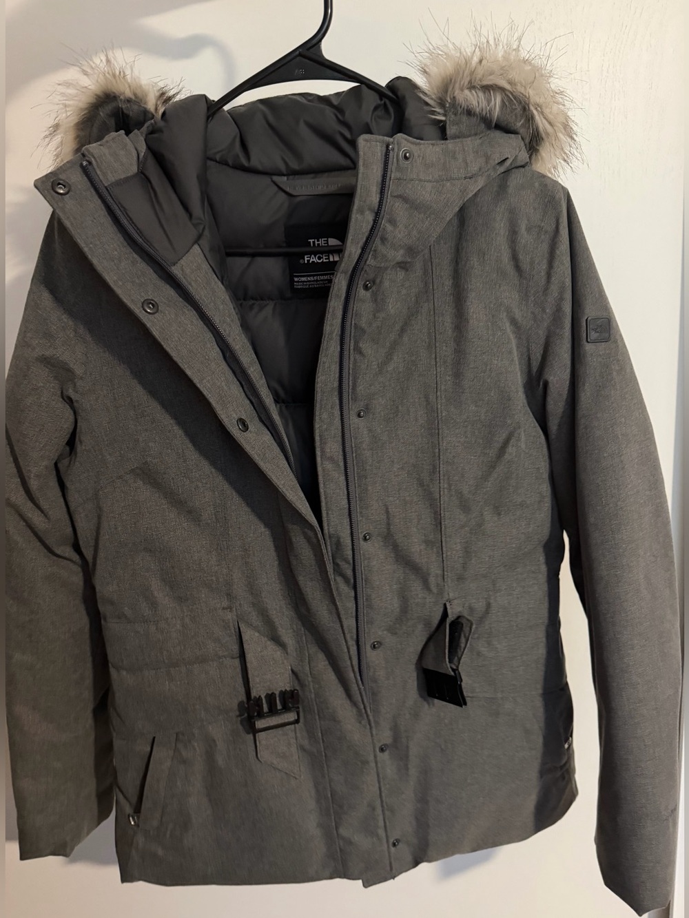 The North Face Women’s Parka Coat  with Faux-Fur Hood